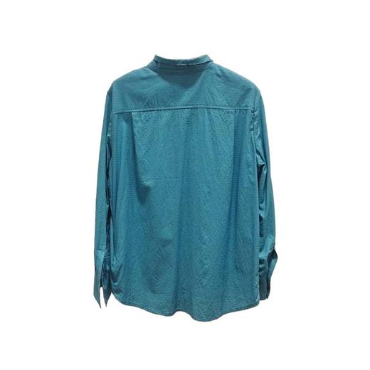 VIVIAN LIU R2443005初秋女装新款小翻领系带不规则下摆长袖衬衫 商品图1