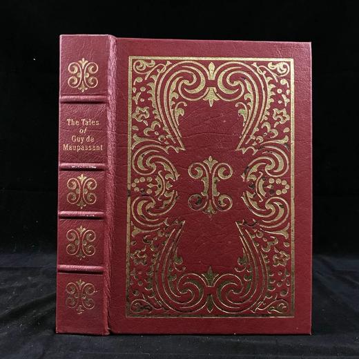 莫泊桑故事集 配多幅水彩画插图 豪华皮装18开 商品图0