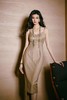 “巴黎春天”J20484707  颈袖添香2024新款时尚修身气质中长款包臀显瘦女士吊带连衣裙 商品缩略图3