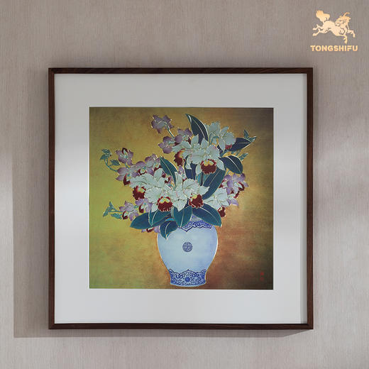 铜师傅 手工錾刻 铜雕画《香满人间》客厅玄关画沙发背景墙装饰画 商品图1