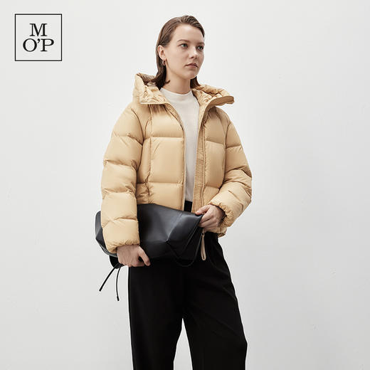 Marc O'Polo/MOP冬季新款黑金短款保暖连帽羽绒服女士面包服 商品图3