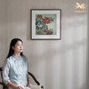 铜师傅 手工錾刻 铜雕画《国色之春》客厅玄关画沙发背景墙装饰画 商品缩略图4