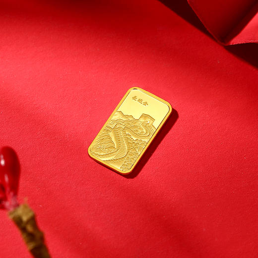 2025蛇年生肖1克纪念金条！对卡包装！ 商品图2
