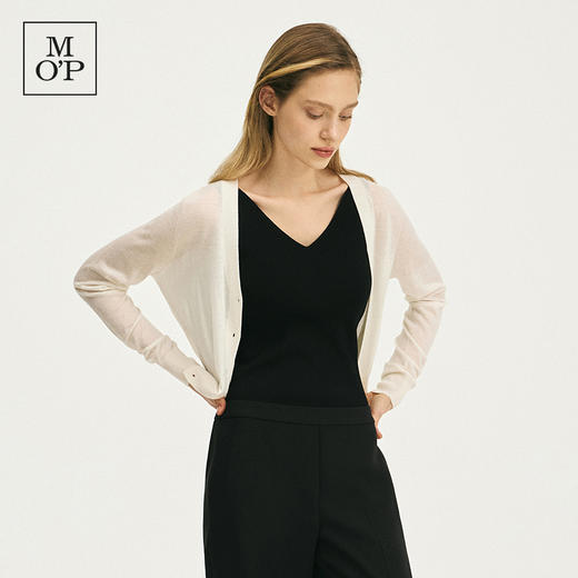 【100%绵羊毛】Marc O'Polo/MOP品牌经典系列美丽诺羊毛开衫女士 商品图1