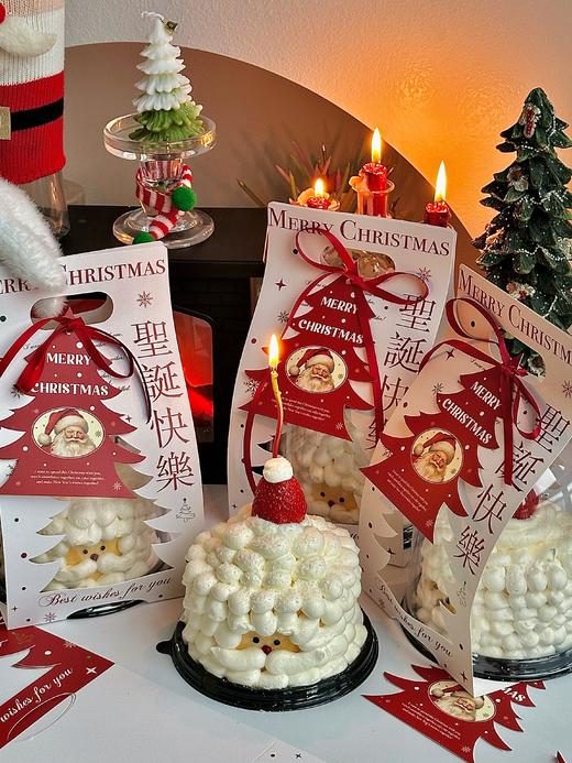 圣诞老人蛋糕（直径12厘米 高15厘米左右，包含装饰的高度） 商品图3