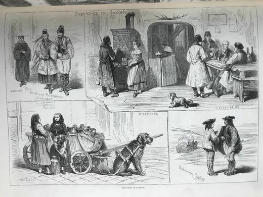 41*30cm！1875年下半年 伦敦新闻画报 数百幅版画插图 布脊精装8开 商品图14