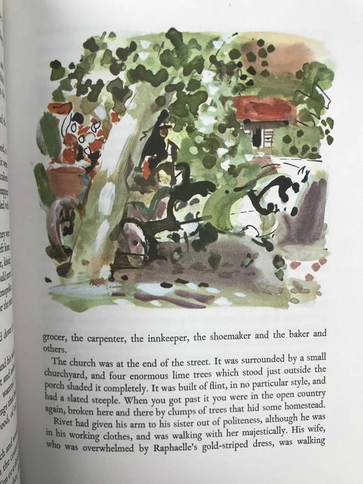 莫泊桑故事集 配多幅水彩画插图 豪华皮装18开 商品图10