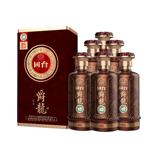 【年终特惠】国台 爵龙 酱韵 酱香型 53度 500ml 整箱 商品图1