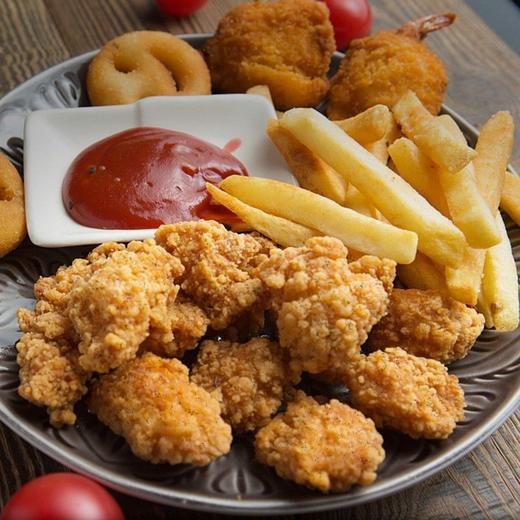 凤祥柚子胡椒唐扬鸡块2kg鸡肉块日式炸鸡块高品质小吃半成品批发 商品图3