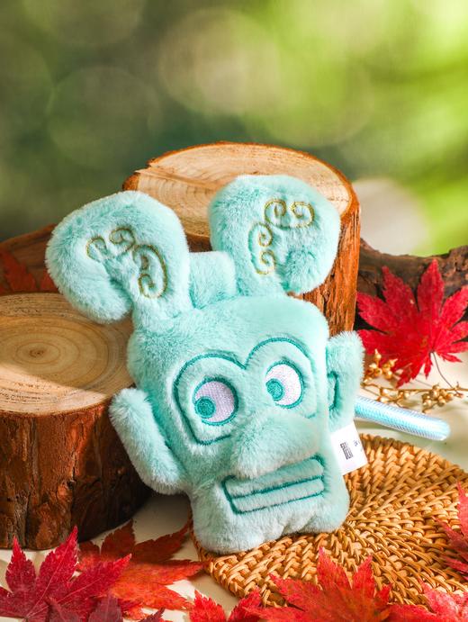 双面神人青铜头像磁吸毛绒挂件 商品图1