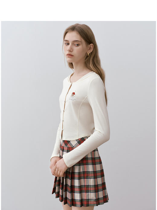 Teenie Weenie小熊卡通长袖T恤女冬季t恤TTLA248C26N 商品图1