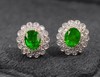 1ct刻面祖母绿耳钉 商品缩略图0