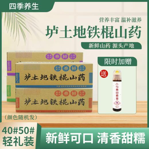 【素食庄园】温县垆土新鲜铁棍山药 | 香甜面糯 肉质紧密2500g/箱 商品图0