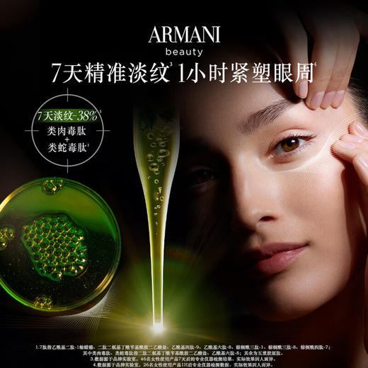 【品牌折扣】Armani阿玛尼黑曜石小针管眼霜20ml 商品图1