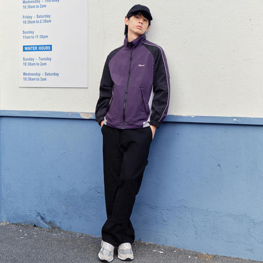 gxg.jeans男装   春季热卖紫色刺绣设计立领夹克JFD12100461 商品图2