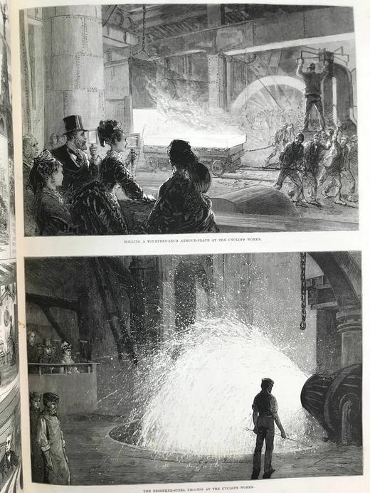41*30cm！1875年下半年 伦敦新闻画报 数百幅版画插图 布脊精装8开 商品图11