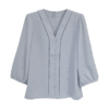 VIVIAN LIU薇薇安刘R2423006春女装新款时尚V领大袖口上衣 商品缩略图4