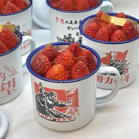 【网红爆款】复古搪瓷缸草莓蛋糕【20个店可用】