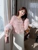 张心子【樱花白茶】仙女慵懒风宽松弹力手工羽毛毛衣 U2411095 商品缩略图7