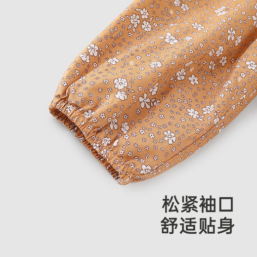 【商场同款】英氏女童裙子春秋长袖女宝连衣裙碎花裙2025羊毛裙子 商品图3