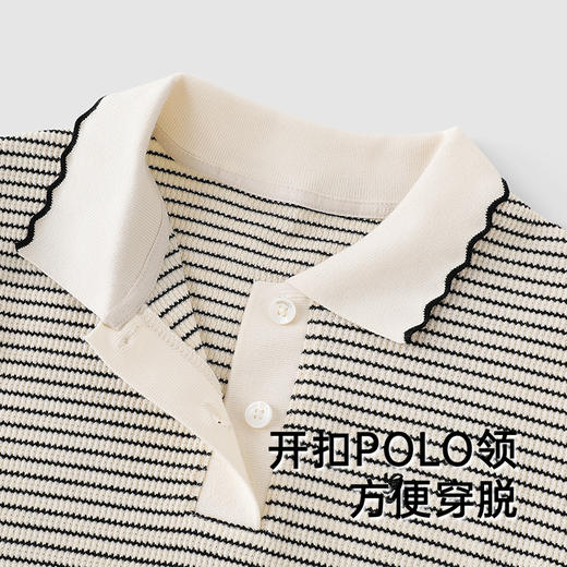 【商场同款】英氏女童裙子夏季透气休闲女宝POLO连衣裙2025新款 商品图2