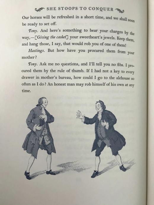 戈德史密斯《屈身求爱》 克莱兰经典插图 豪华皮装16开 商品图8