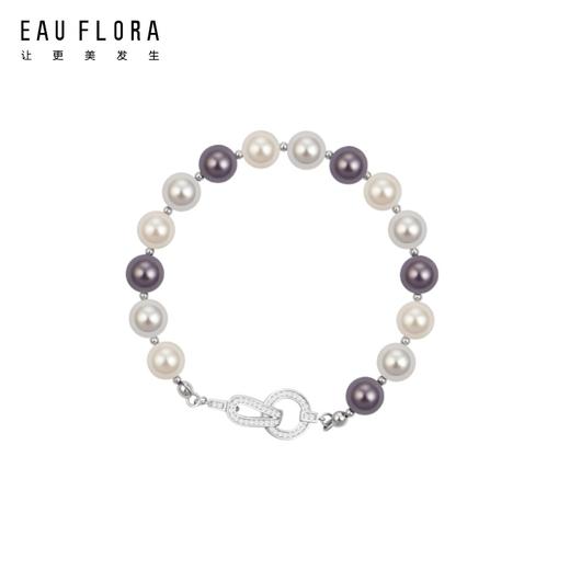 『星河节拍』混色仿珍珠锆石手链 商品图2