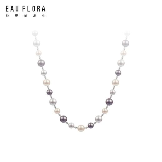 『星河节拍』混色长款仿珍珠项链 商品图2