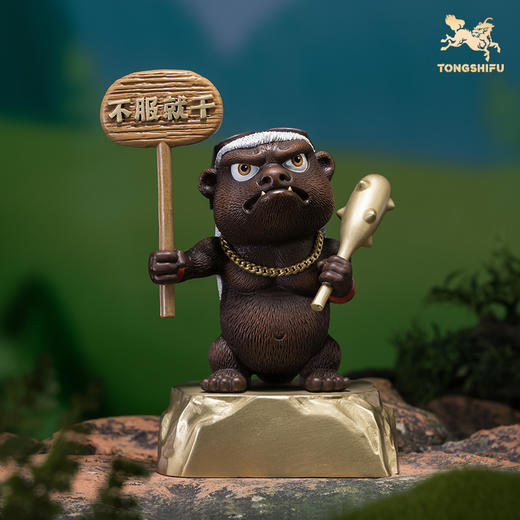 铜师傅《平头哥》客厅桌面铜摆件 家居装饰工艺品摆件 商品图0