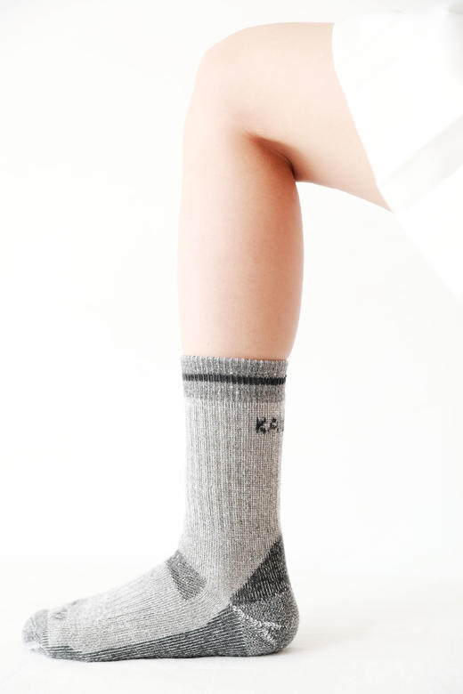 美利奴羊毛袜，含20%羊毛。徒步中筒户外滑雪加厚羊毛袜子A120658 商品图8