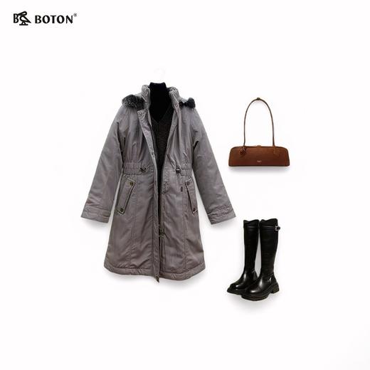 【第2件半价！尾货清仓不退换】波顿女士甩胆长羽绒LJ656 商品图6