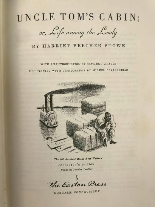 斯托夫人《汤姆叔叔的小屋》 配多幅版画插图 豪华皮装16开 商品图3