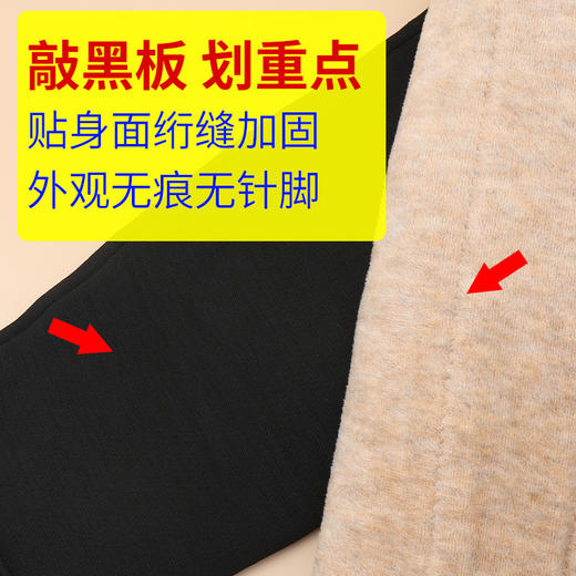 东北特厚100%羊毛棉裤，男中老年高腰加厚加绒貂绒护膝保暖裤外穿女KT-8501 商品图3