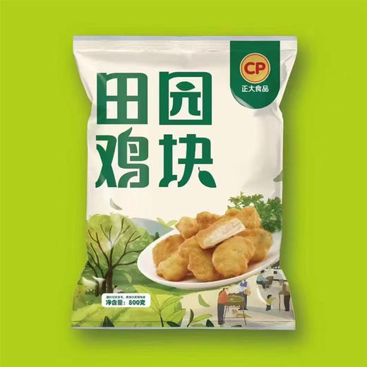 【10.8元/袋】正大田园鸡块800g（0800496） 商品图0