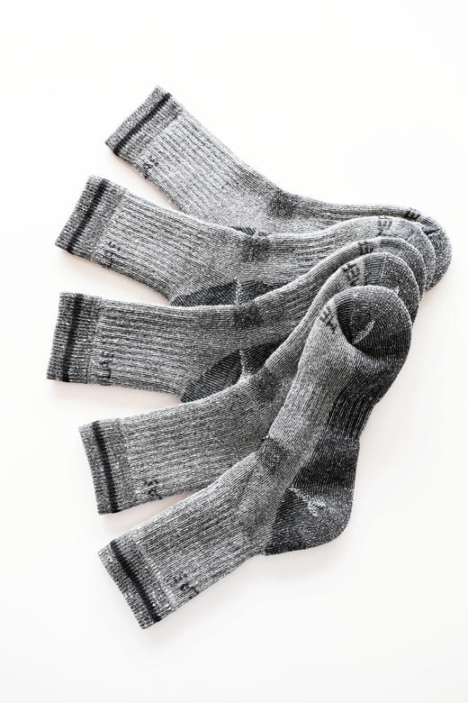 美利奴羊毛袜，含20%羊毛。徒步中筒户外滑雪加厚羊毛袜子A120658 商品图1