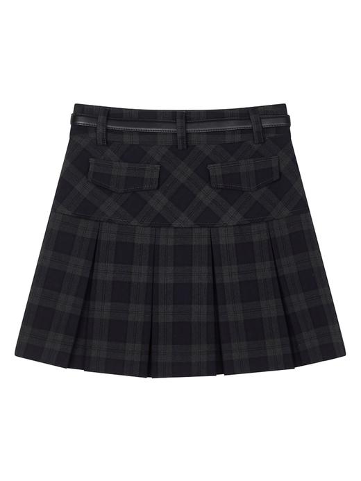 TeenieWeenie小熊简约半身裙女冬季短裙TTWH24OT02Z 商品图2