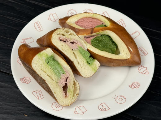 双拼乳酪碱水（12点半后陆续出） 商品图1