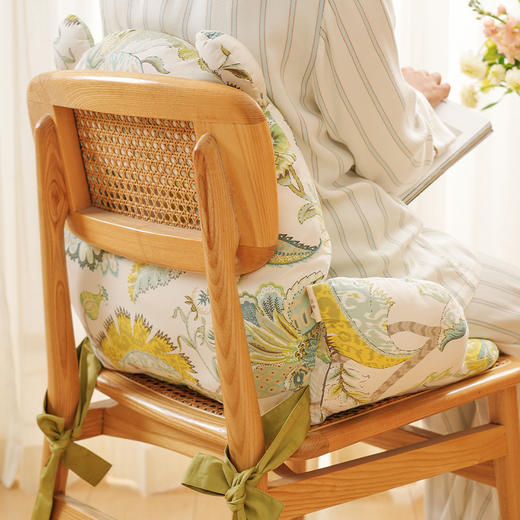 春天系列小熊坐垫靠垫一体椅子坐垫靠背办公室上班久坐神器电脑椅 商品图2