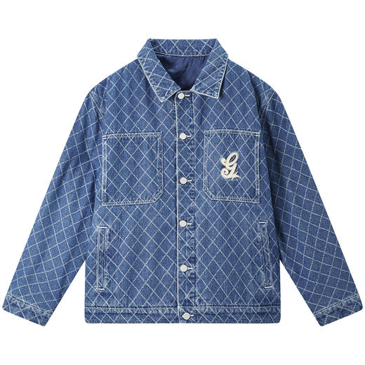 gxg.jeans男装冬季双色口袋夹克英文设计翻领棉夹克JEX12100354 商品图4