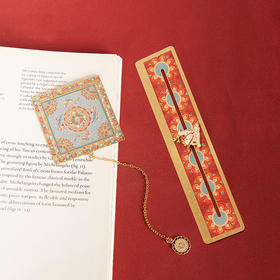 敦煌系列 藻井九色鹿可移动金属尺