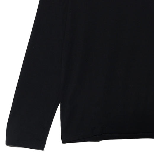 T457秋冬新款纯色半高领打底卫衣领口小花刺绣设计百搭上衣 商品图4