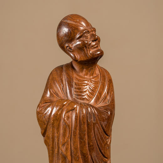 二十世纪 黄花梨雕罗汉像 商品图2