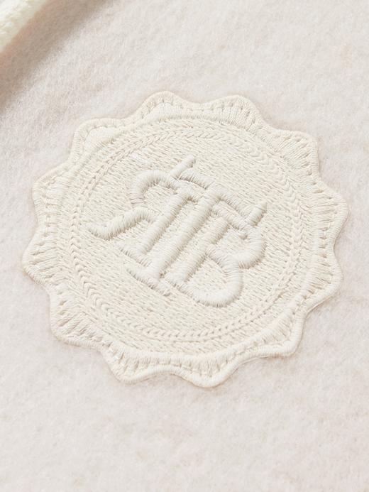 Teenie Weenie小熊字母连帽毛呢大衣女冬季呢外套TTJW24O907Z 商品图4