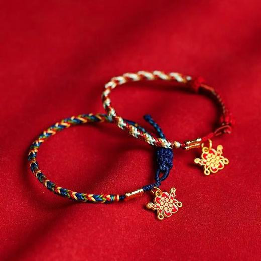 敦煌研究院蛇绕瑞结手绳 蛇年红绳2025本命年手绳情侣新年礼物 商品图6