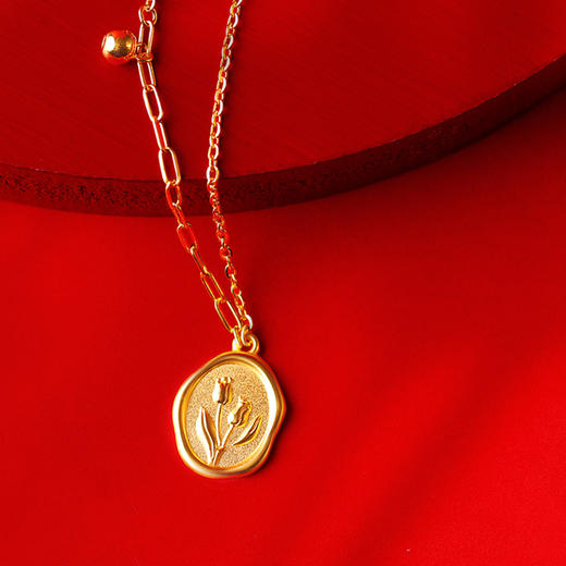 郁金香金套链 商品图1