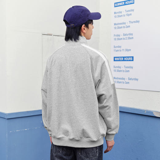 gxg.jeans男装冬季双色刺绣设计立领卫衣JFD13100141* 商品图2