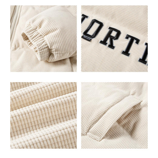 gxg.jeans男装冬季羽绒服 后背潮流英文设计短款羽绒服JEX1D2501254 商品图3