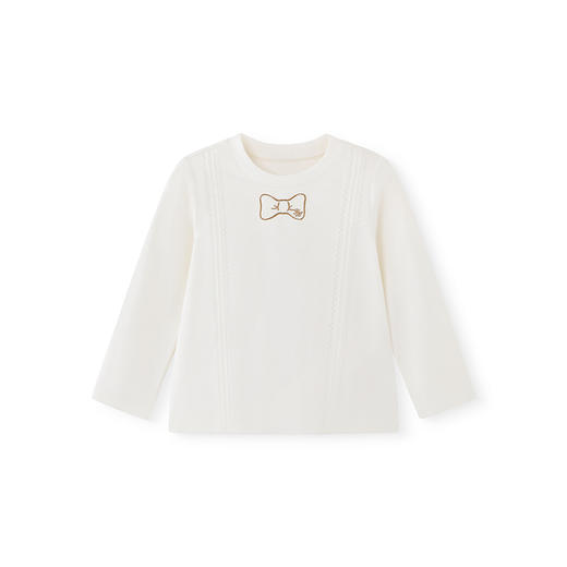 【高定系列】英氏儿童长袖T恤春夏男童桑蚕丝上衣2025新款休闲T恤 商品图4