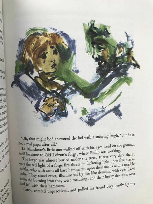 莫泊桑故事集 配多幅水彩画插图 豪华皮装18开 商品图8