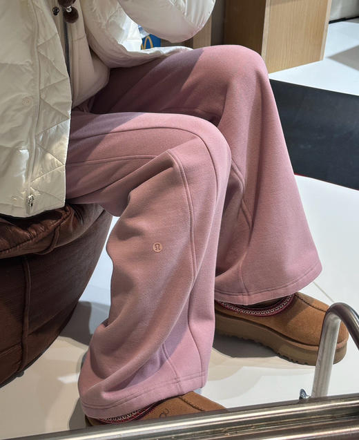 lulu新款原单𝐒𝐜𝐮𝐛𝐚宽松中腰阔腿裤120403 商品图5